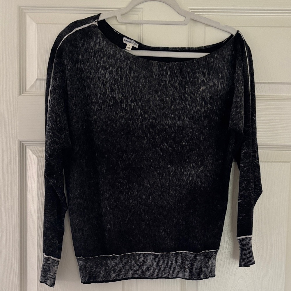 Minnie Rose Off The Shoulder Sweater size L